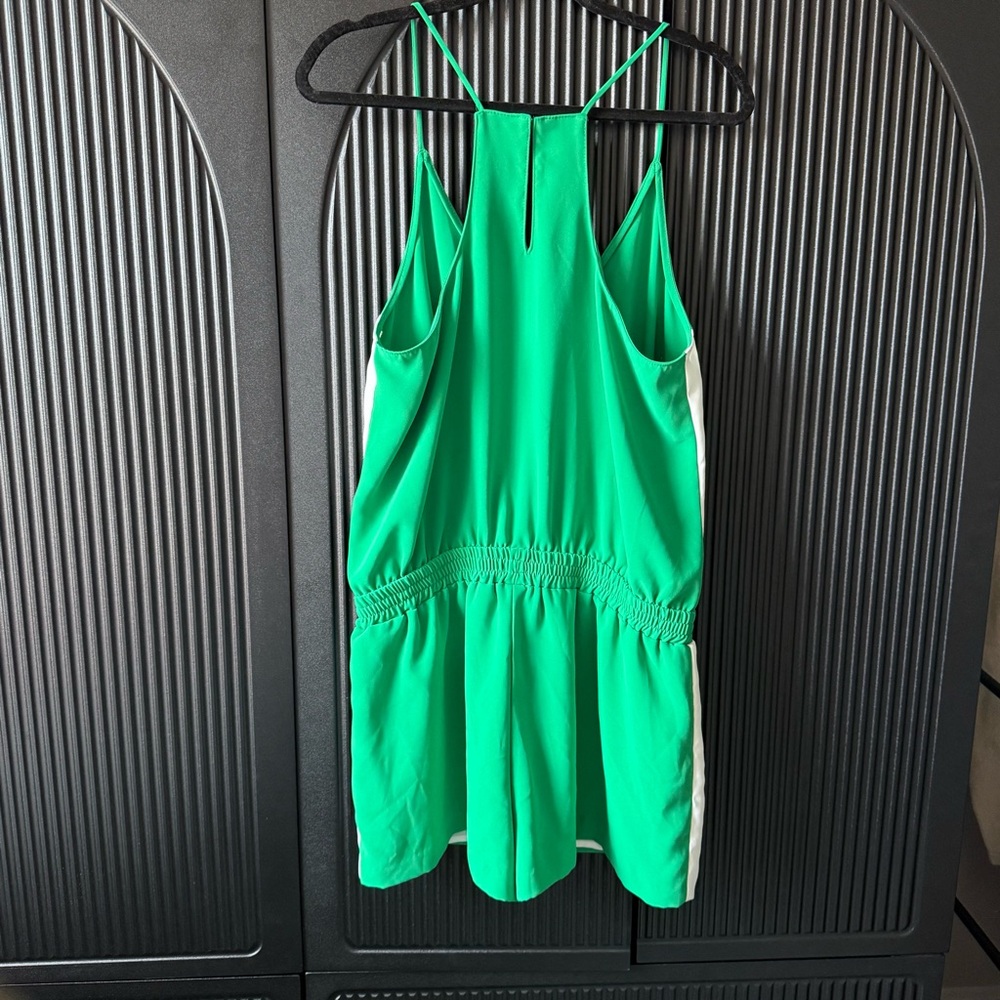 Amanda Uprichard Green and White Jumpsuit - Picture 11 of 12